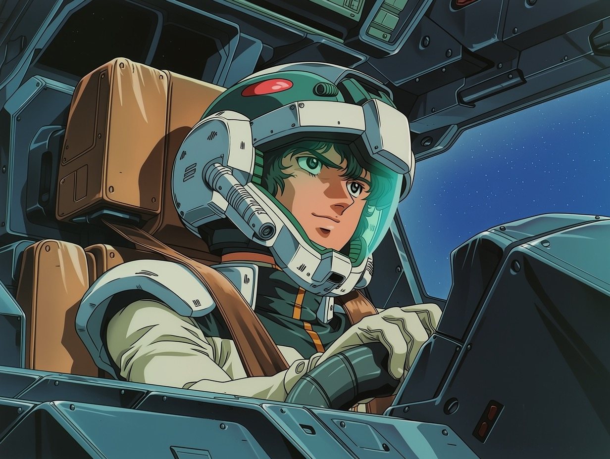90s anime mecha pilot