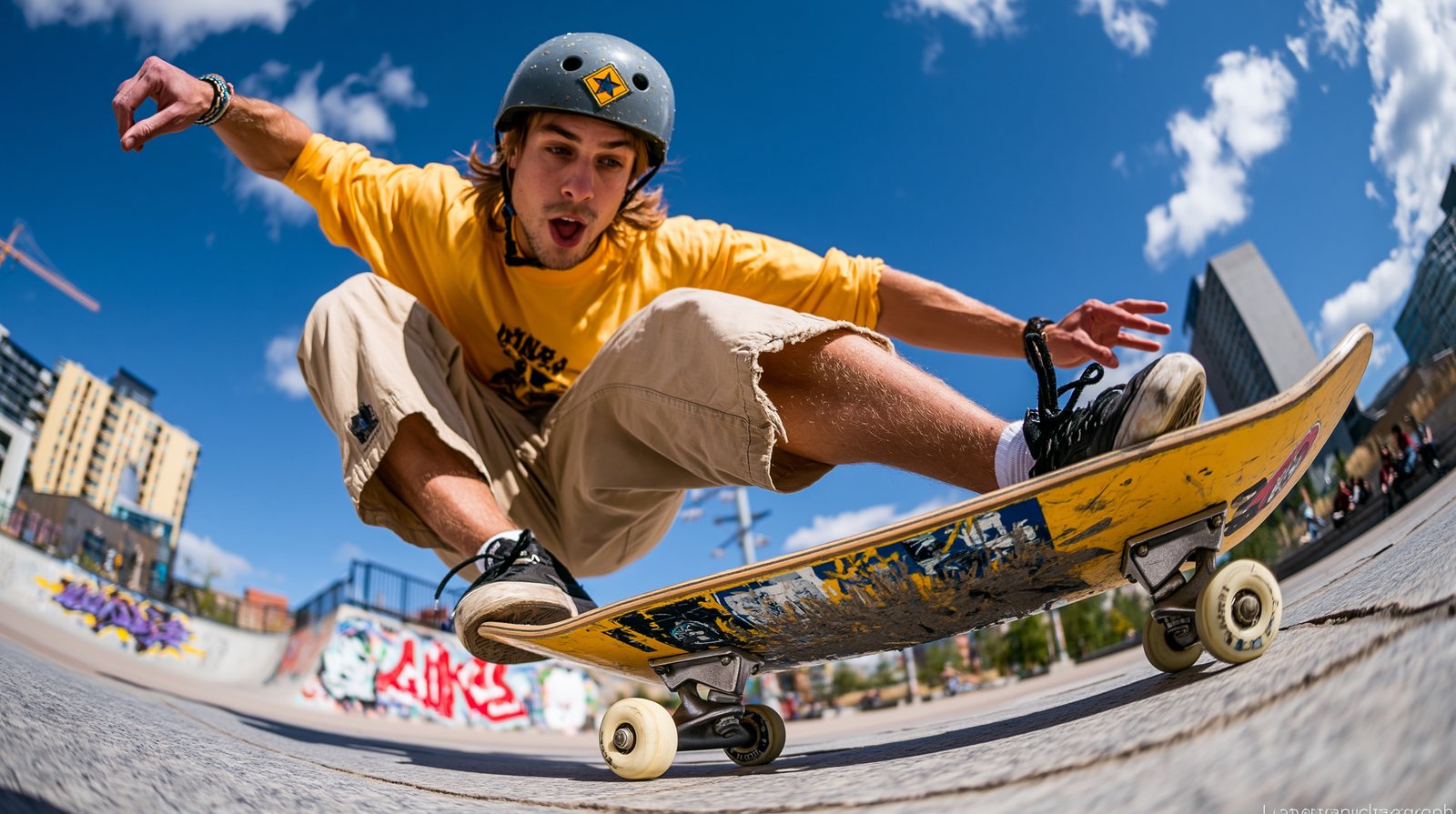 fisheye skateboarder, full resolution