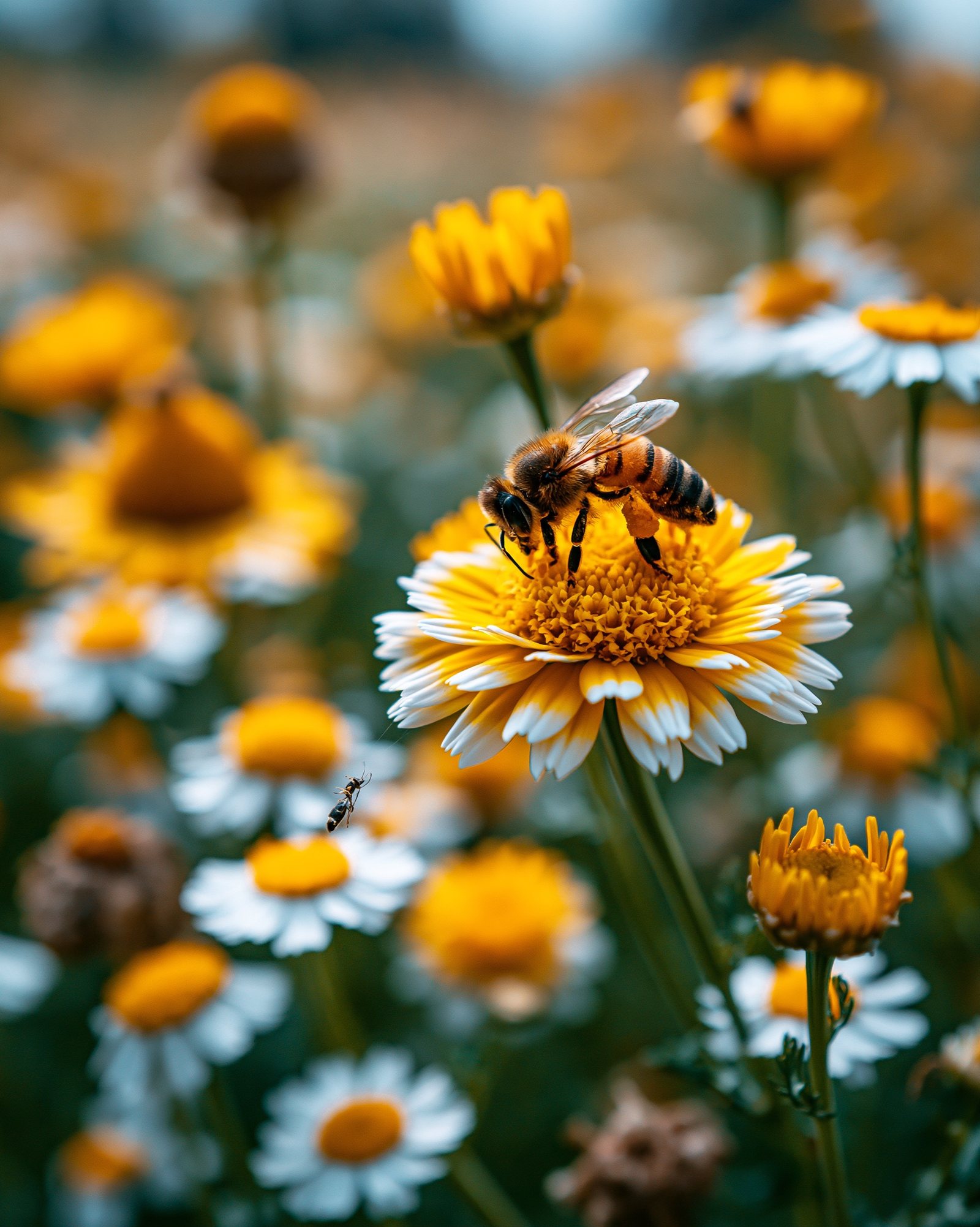 macro bee, full resolution