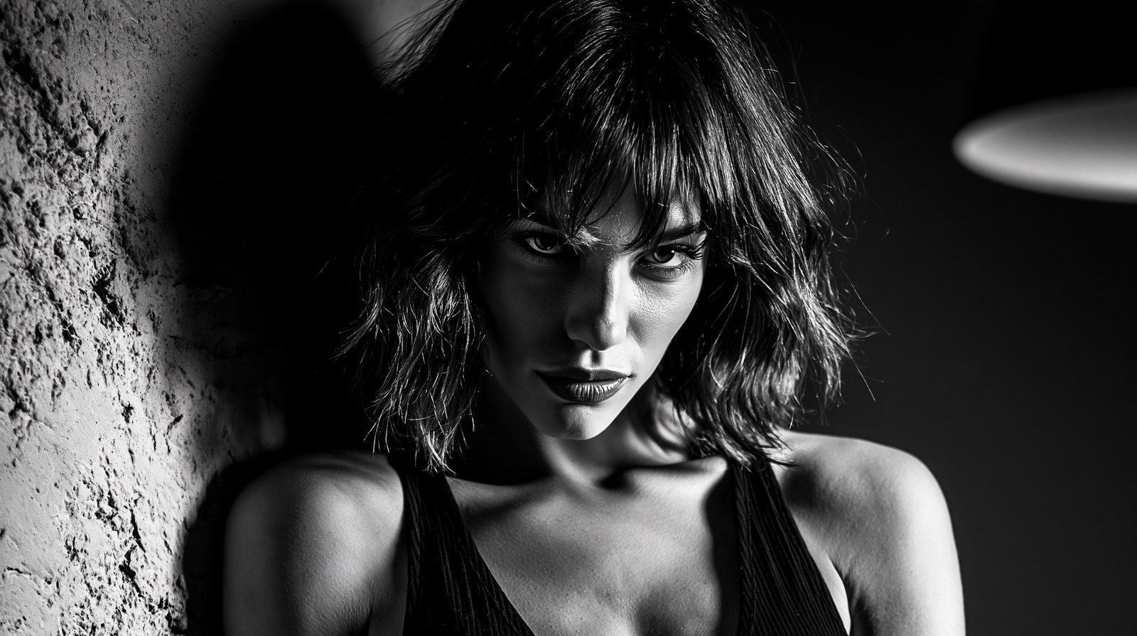 film noir portrait