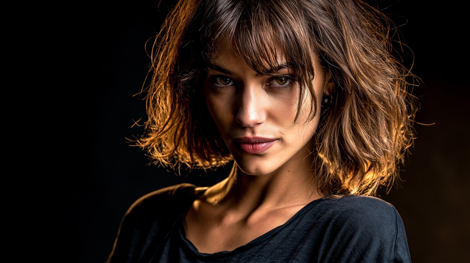 Rembrandt lighting portrait