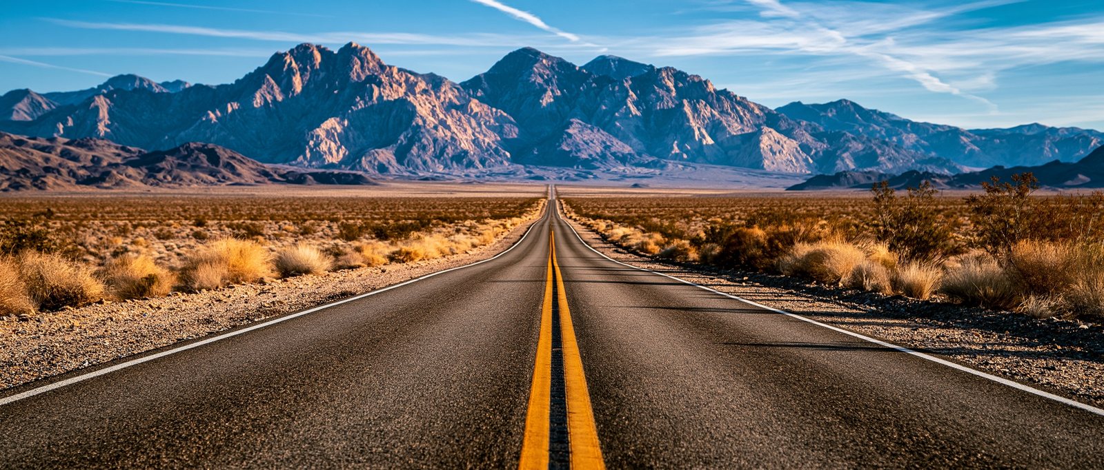 desert highway at 21:9