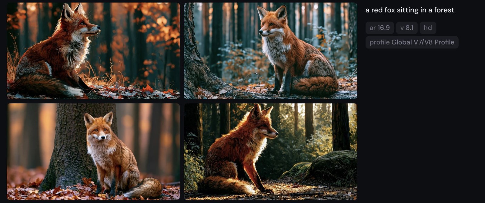 red fox forest grid