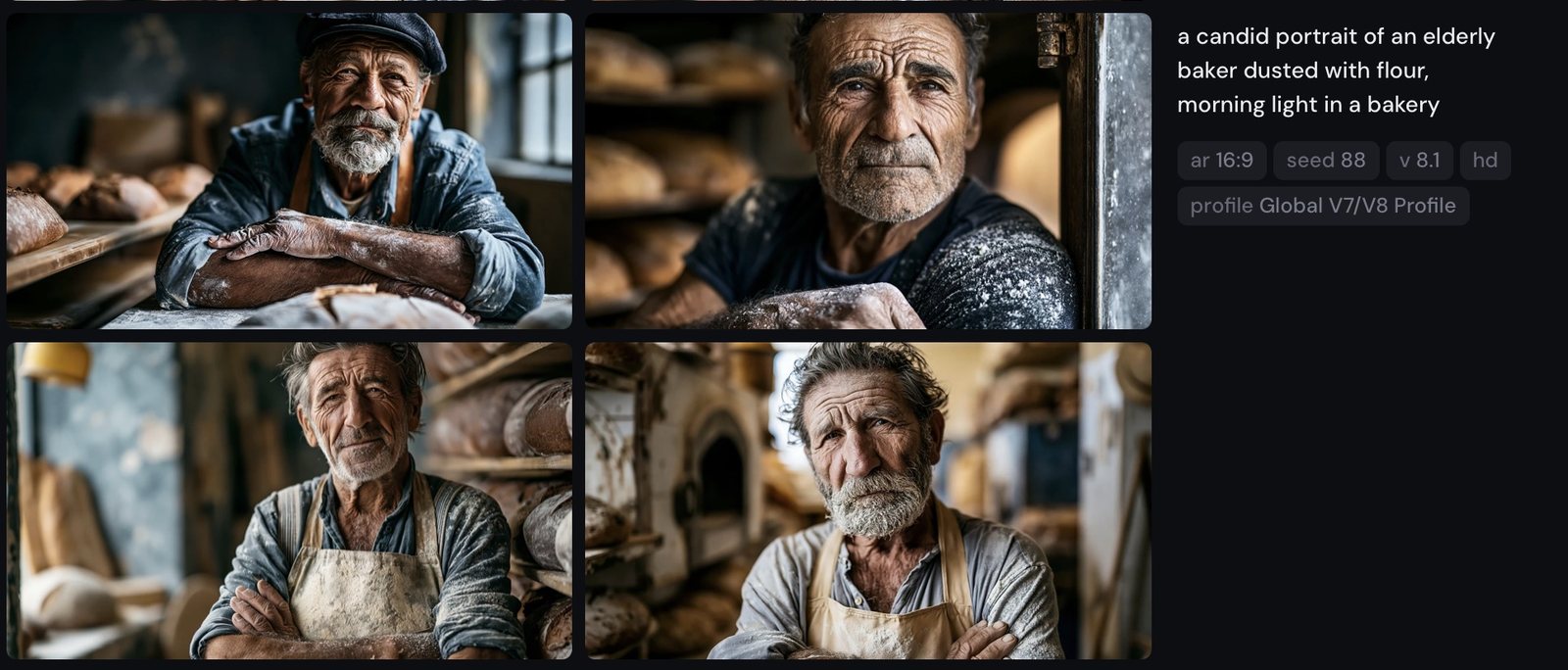 baker grid, default style