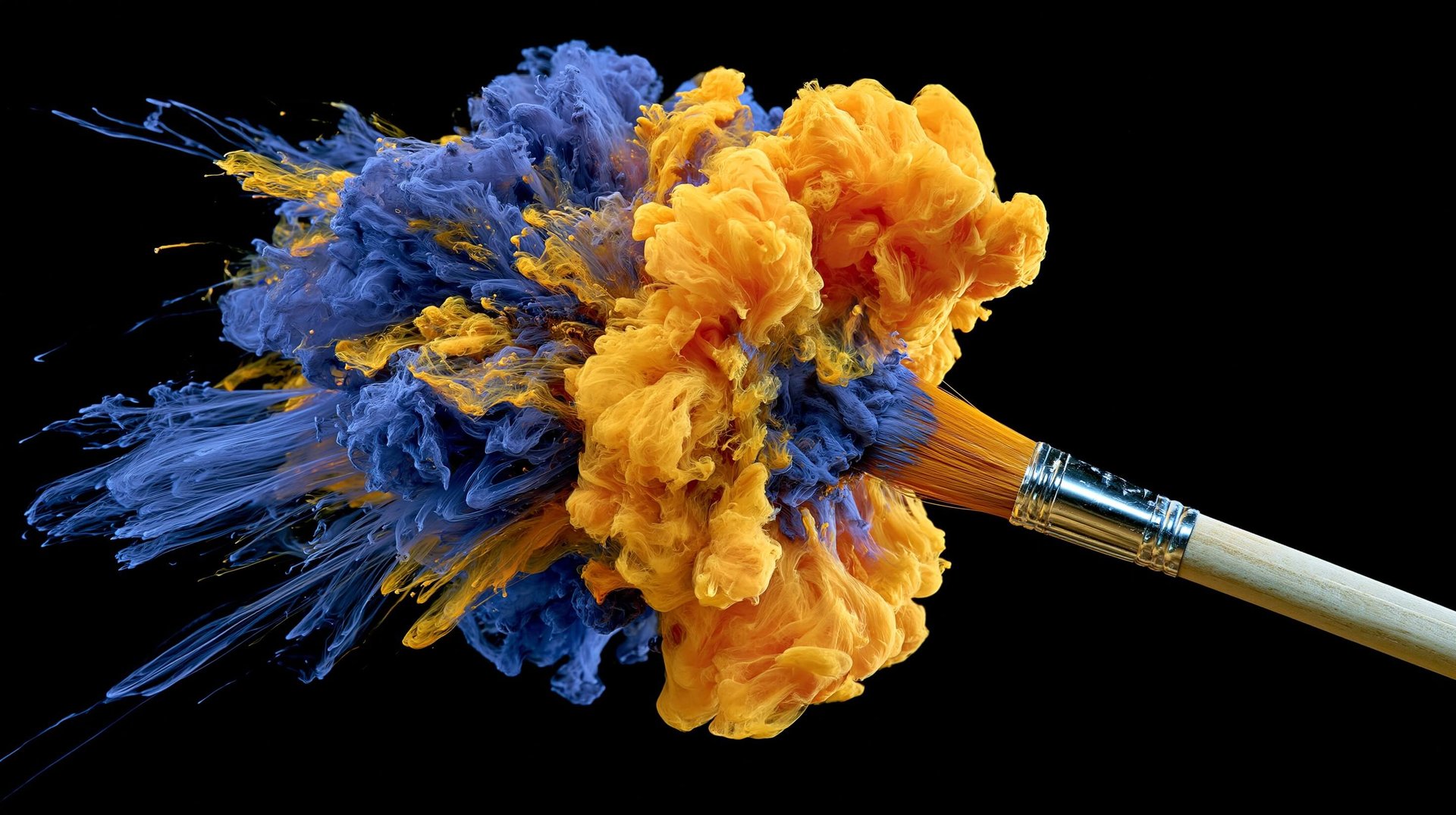 Gold and indigo pigment bloom — ChatGPT Images 2.0 for creators